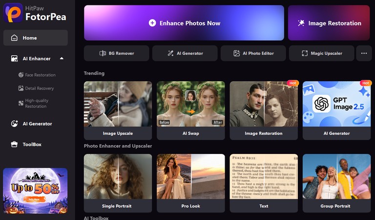 hitpaw fotorpea ai photo enhancer