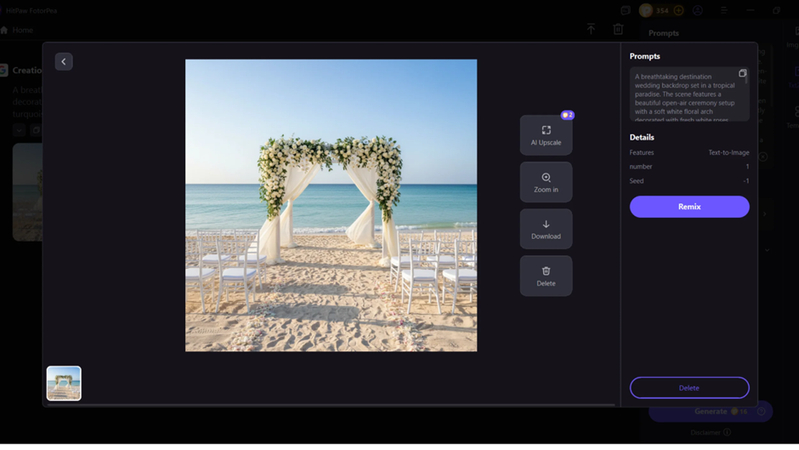 download the generated image