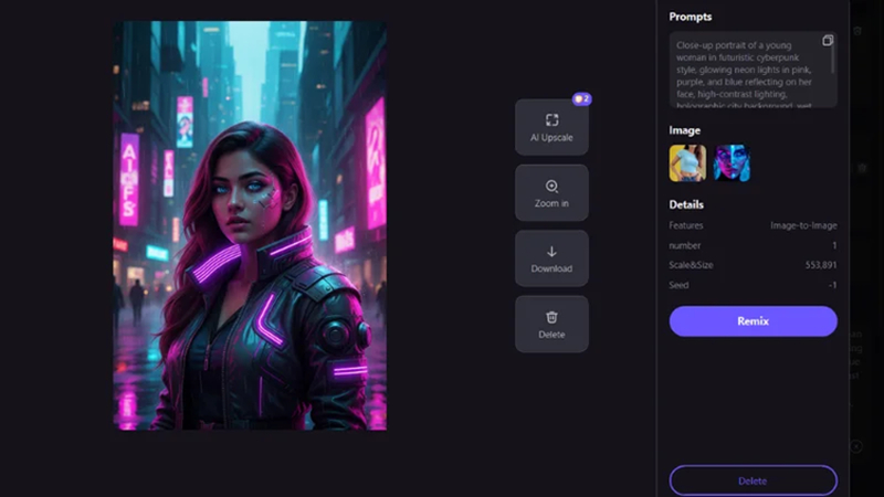 hitpaw fotorpea generate and download portrait art
