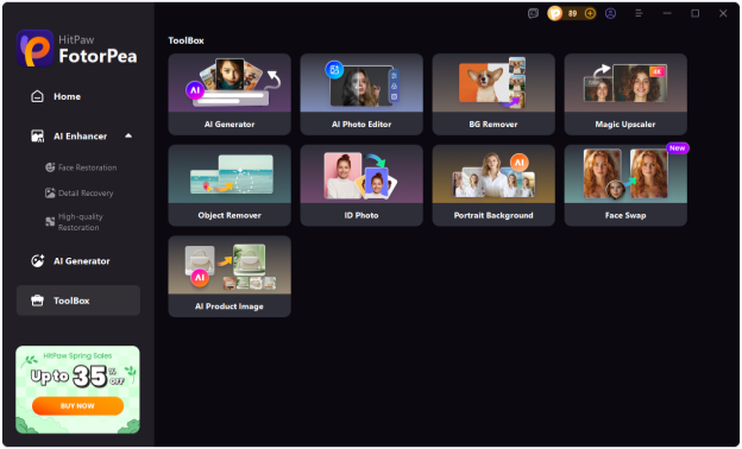 hitpaw fotorpea object remover selection