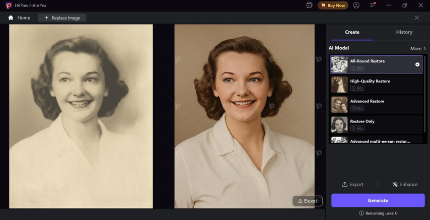hitpaw fotorpea as a recolorlife alternative for old photo restoration