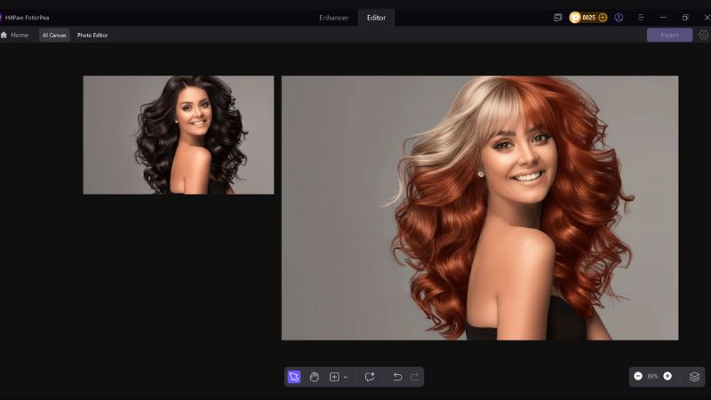 hitpaw fotorpea preview calico hair