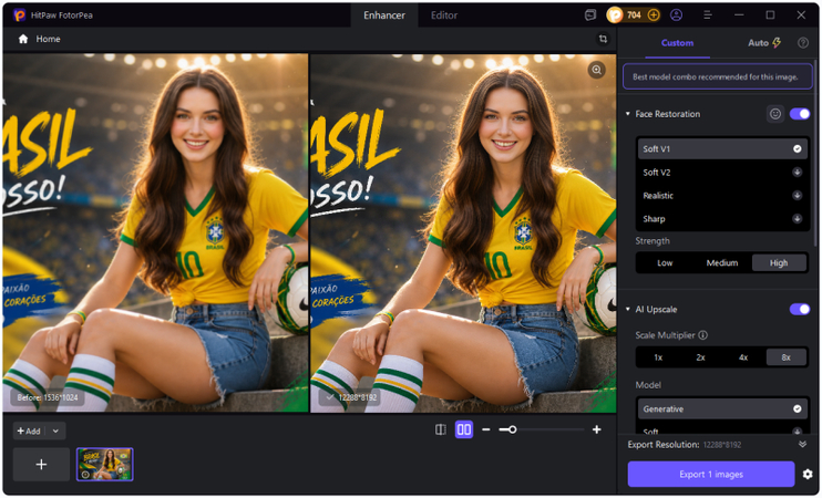 hitpaw fotorpea preview enhancement step