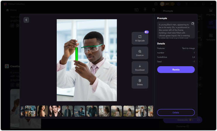 hitpaw fotorpea preview enhanced meme image