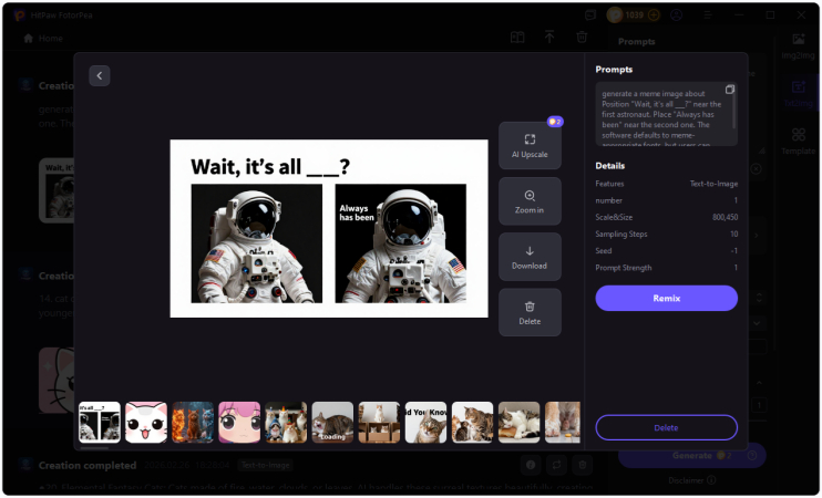 adding text to always has been meme template
