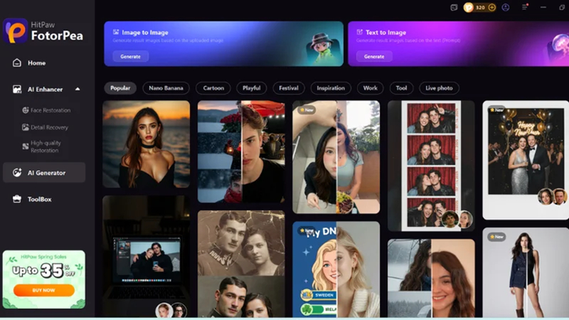 hitpaw fotorpea text to image