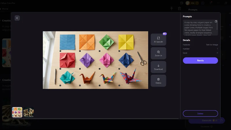 ai origami art