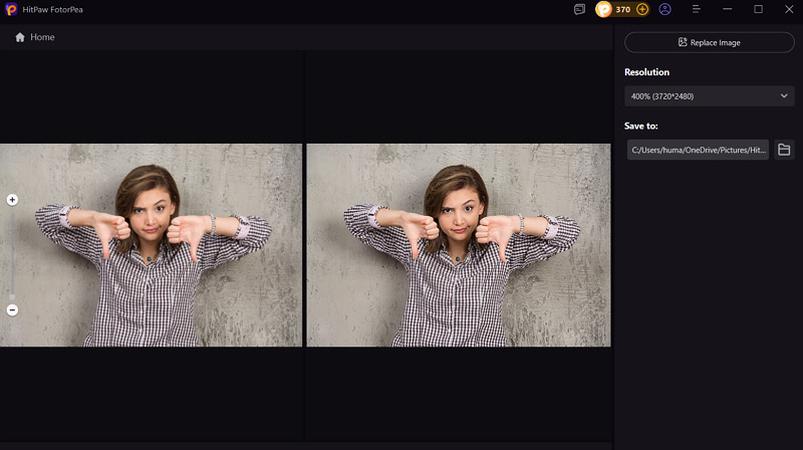 SD Enhancement Model in HitPaw FotorPea