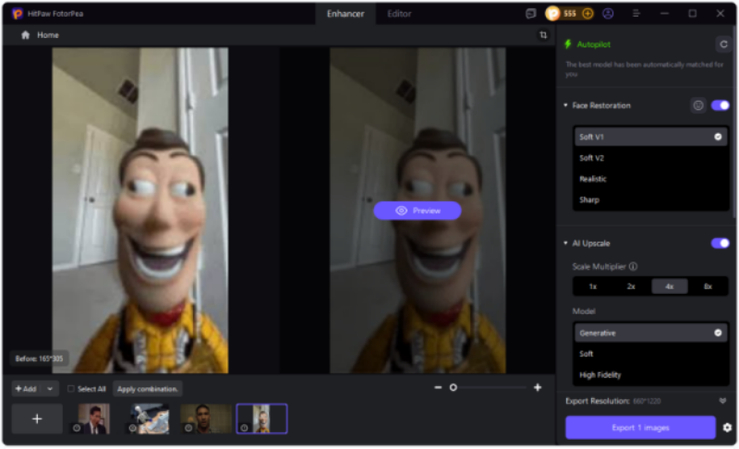 how to bulk upscale images upload photos