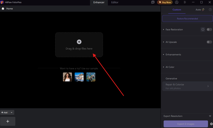 Import Your Photo
