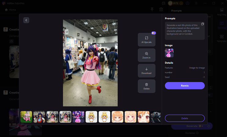 mood board generation on fotorpea