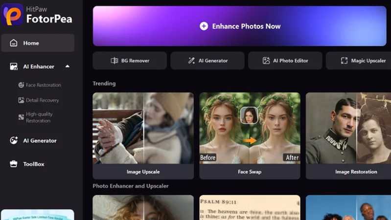 select hitpaw fotorpea ai generator