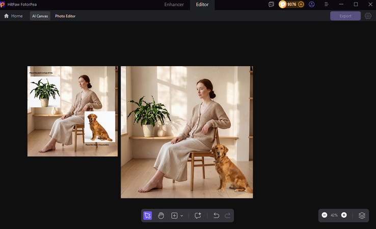 how to overlay picture with fotorpea