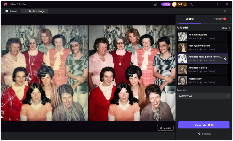 steps to restore polaroid photo restoration