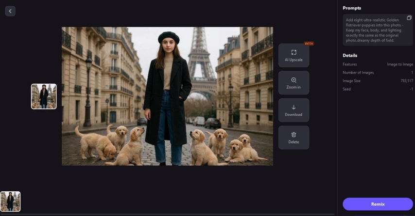 review and save final image