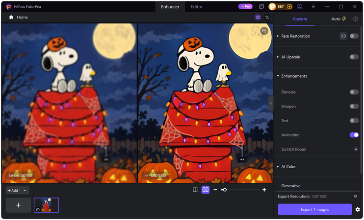 preview the enhanced snoopy halloween wallpaper and check details
