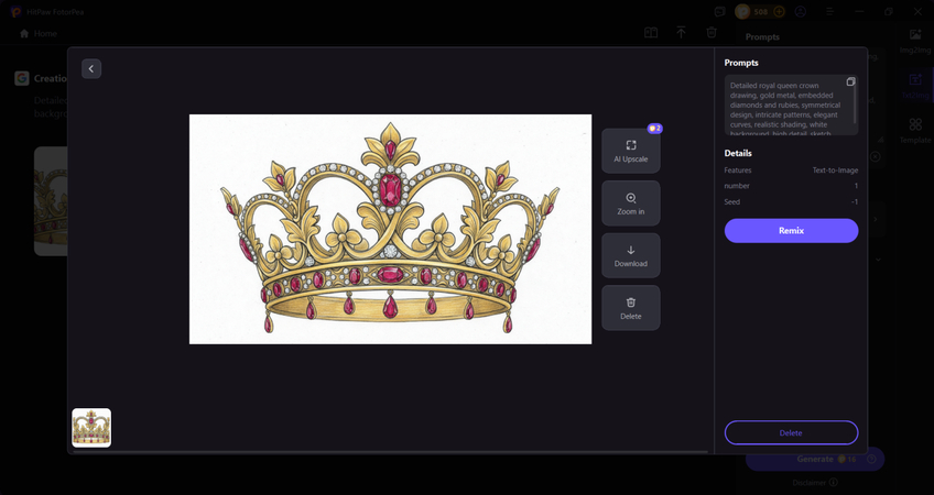 preview and download queen crown drawing reference