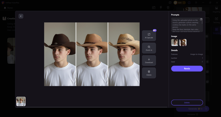 preview and download the photo