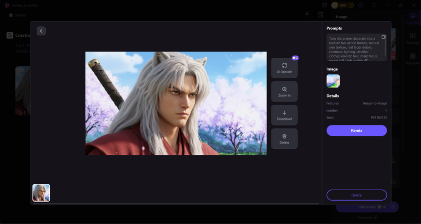 preview and download the live action anime photo