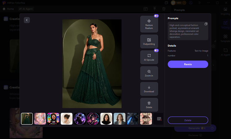 preview your lehenga photo