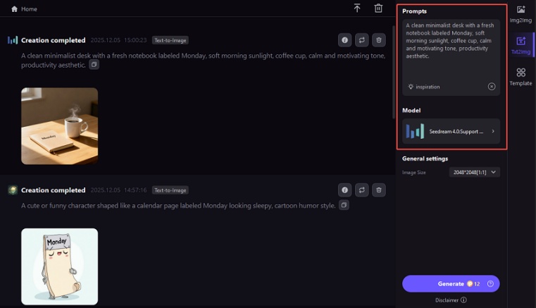 prompt for Monday quotes