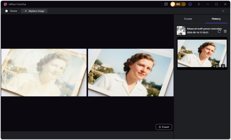 restore sun-faded photo