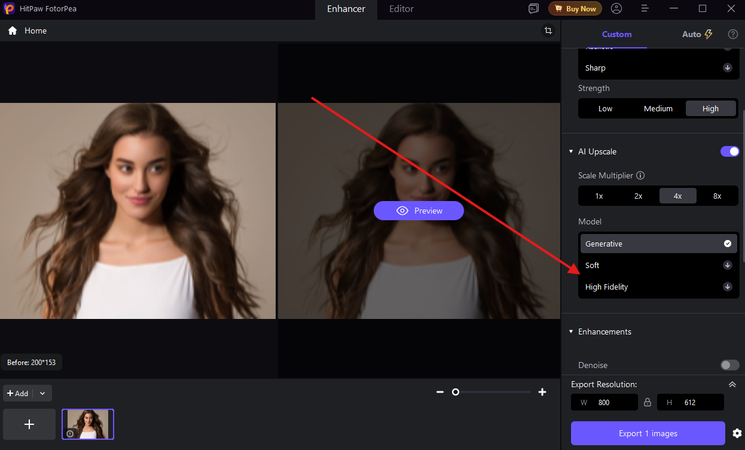select AI model for use