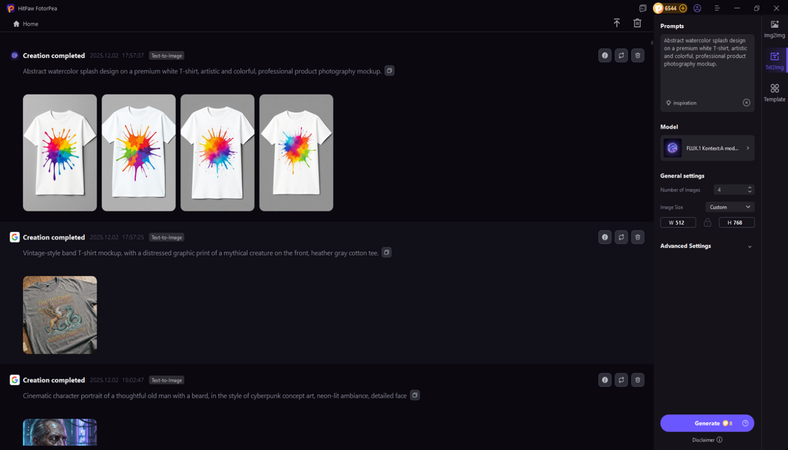 t shirt design generator