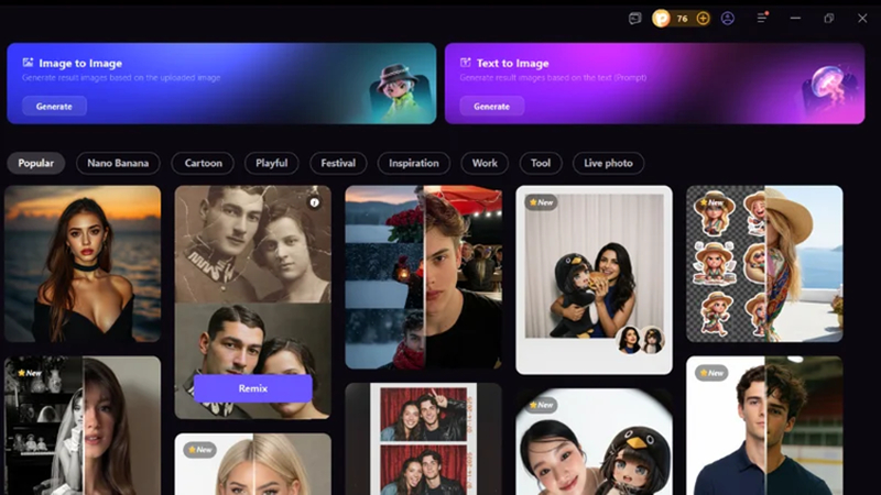 choose text to image for miniature world in a cup