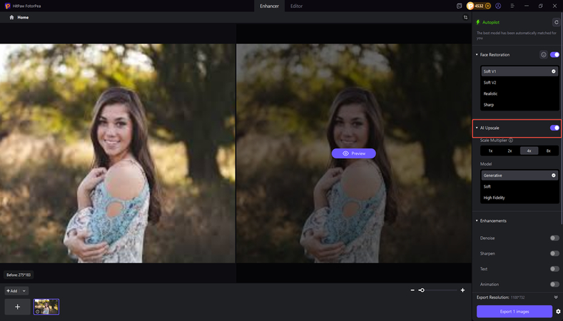 ultimate upscale model