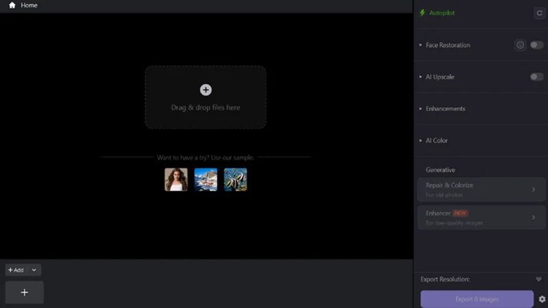 upload low-quality photo to hitpaw fotorpea