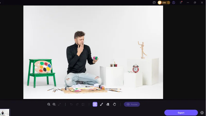 upload photo for object removal hitpaw