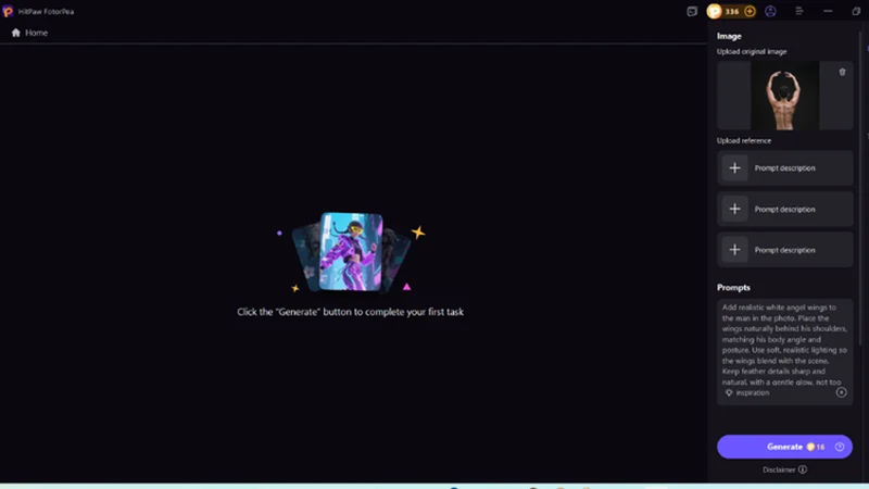 upload original image