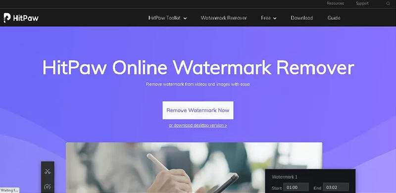  remove watermark from video – hitpaw online watermark remover