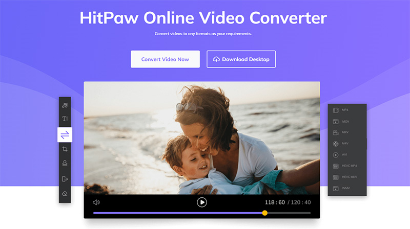 hitpaw online editor is a good mp4 cutter and joiner online