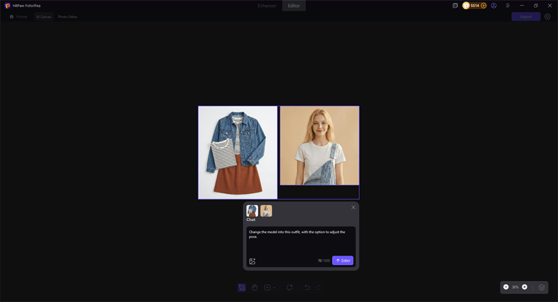 ai canva type prompts