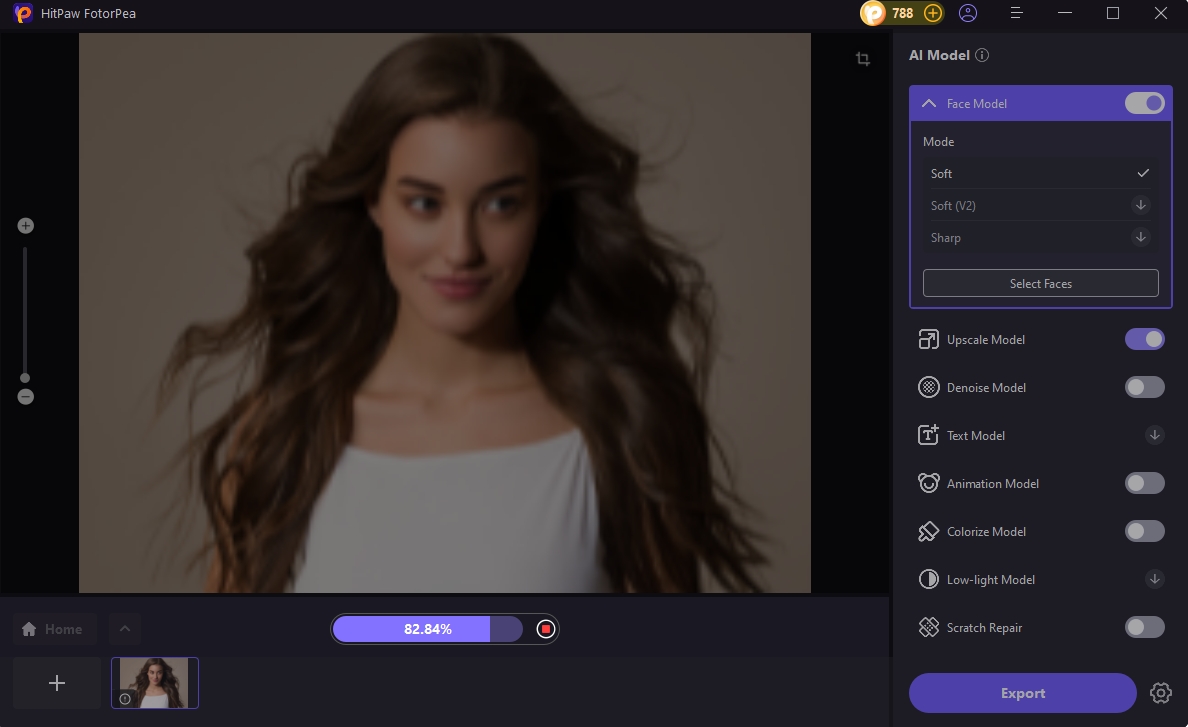 selecione o modelo de ia