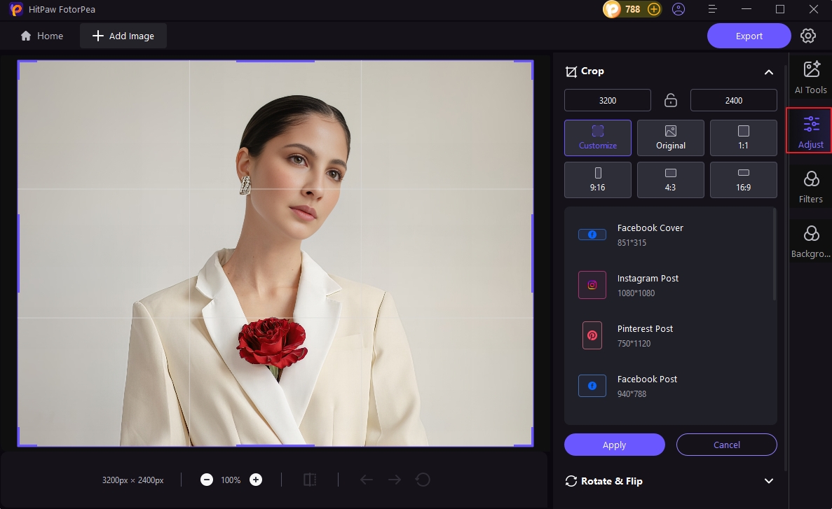 fotorpea editing tool