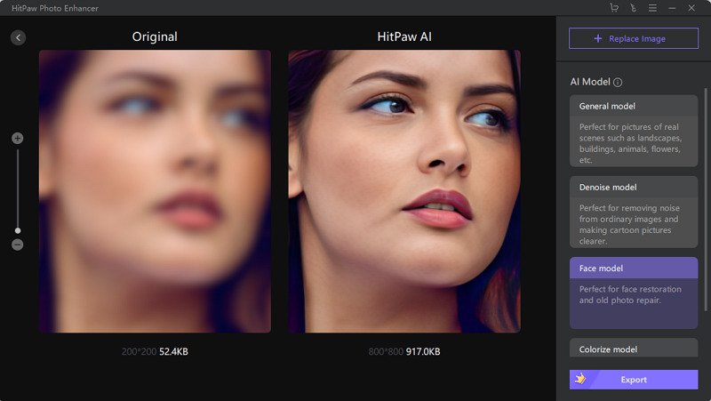 use hitpaw to enhance photos