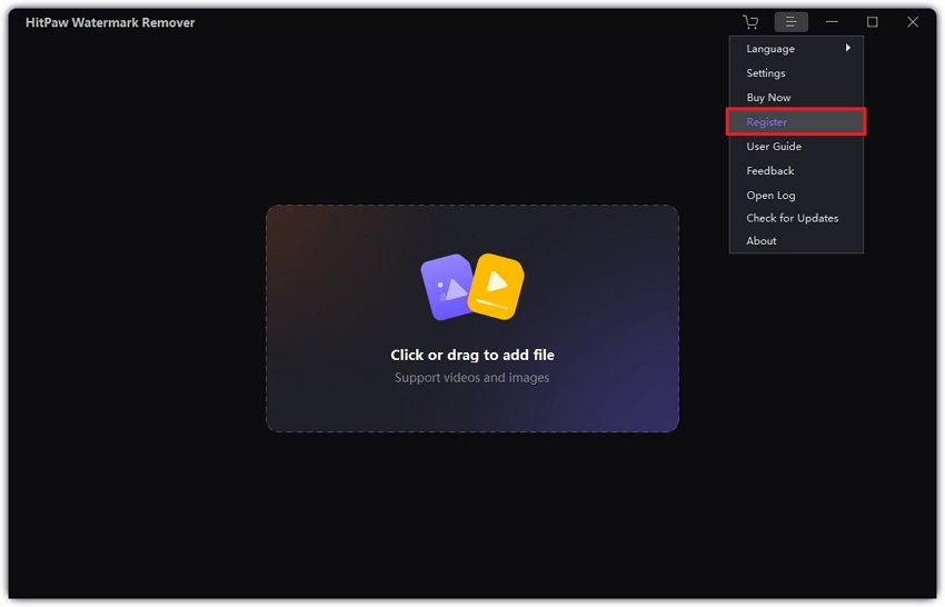 HitPaw Watermark Remover register