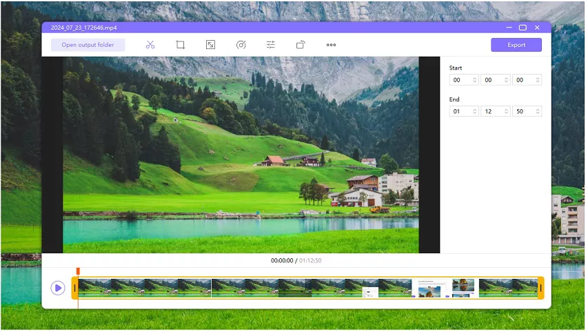 trim recorded webcam videos