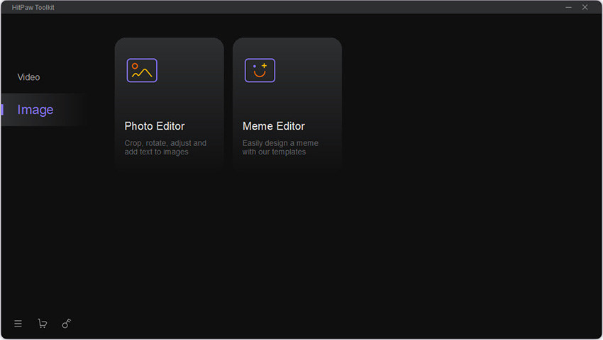 HitPaw Meme Generator Home Screen