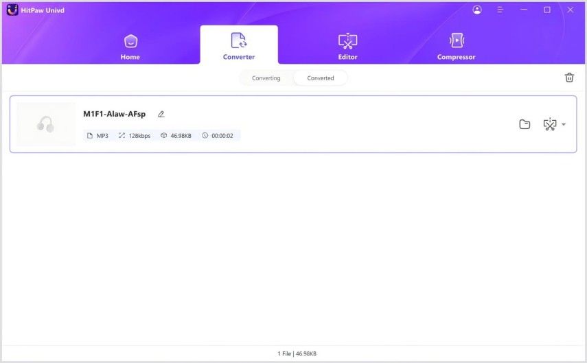 access and play converted au mp3 files