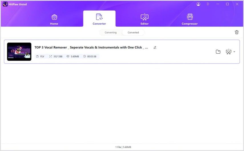 AVI에서 FLV로 변환