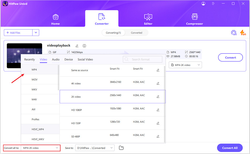 convert gif to mov quicktime