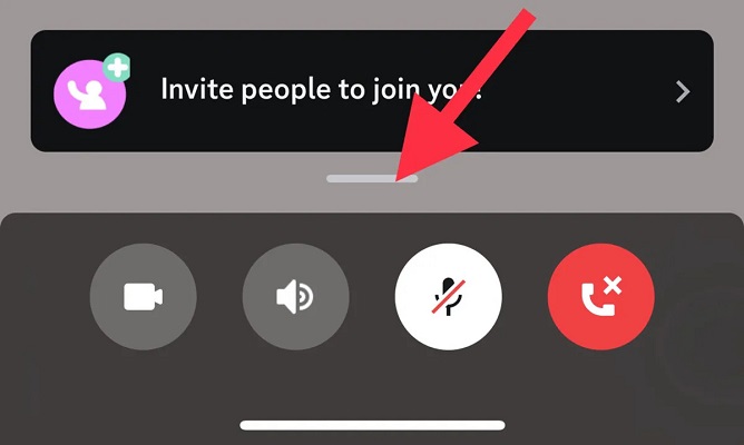 partager écran dans discord app