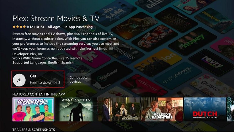 auf das download-symbol tippen
