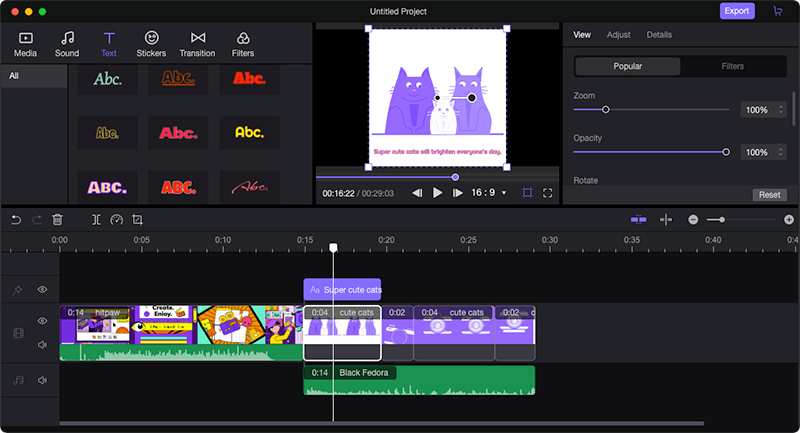 add subtitles to video mac free