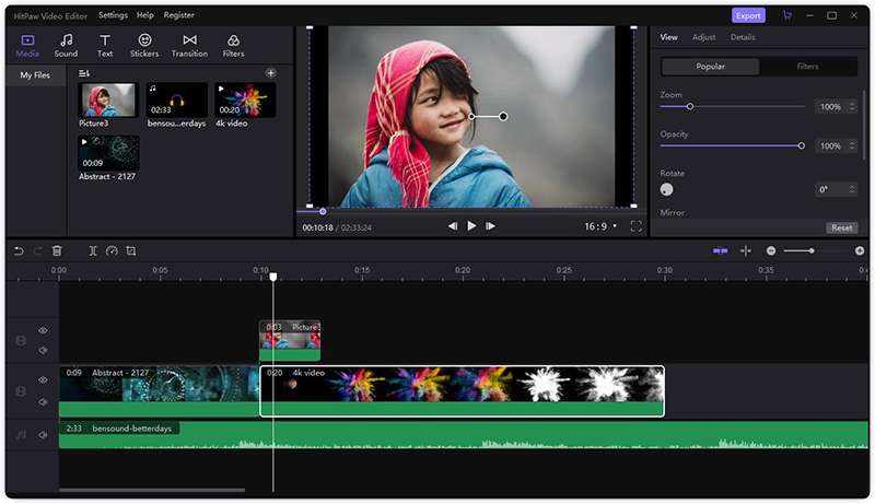 hitpaw video editor