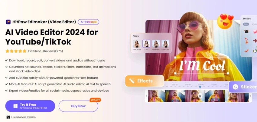 Téléchargement de HitPaw Edimakor